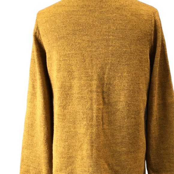 Kuna Baby Alpaca Sweater, Mustard/Gold, Pullover, V Neck, Sz S - Picture 5 of 13